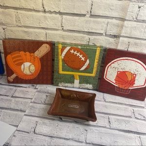 Sports fan decor